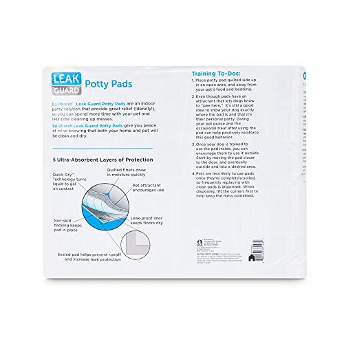 so phresh potty pads 100