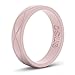 Enso Rings Women’s Infinity Silicone Wedding Ring – Hypoallergenic Wedding Band for Ladies – Comfortable Band for Active Lifestyle – 4.5mm Wide, 1.5mm Thick (Pind Sand, 5)