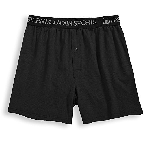 EMS Men's Techwick Boxers, 2 Black/Black Assort M
