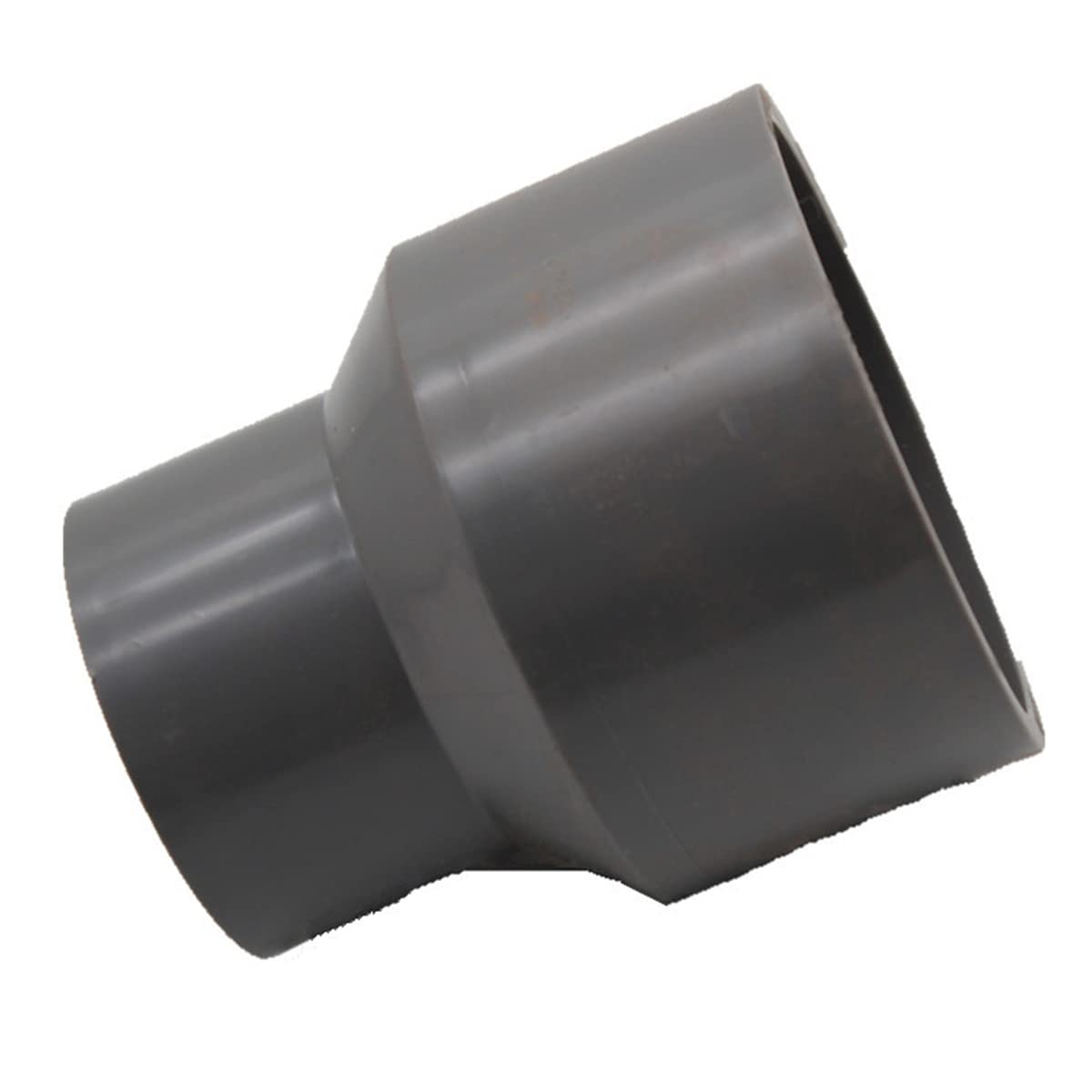 Unifizz U-PVC DWV Reducing Coupling 110x75mm Pipe Fitting Straight Connector 2 Way Pipe Connector for furniture, shelves, pool products, Grey 1pcs