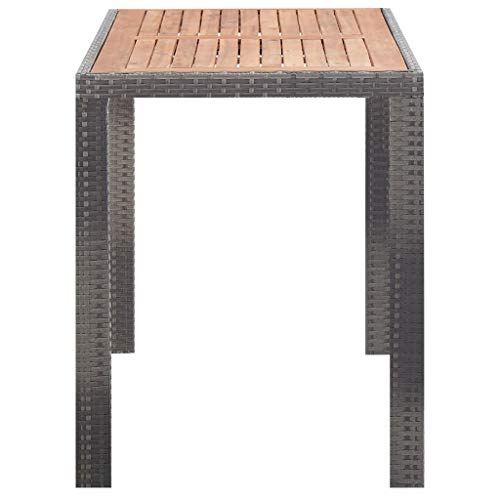 pedkit 5-TLG. Garten Essgruppe Gartengarnitur Gartenmöbel Set Gartenset Garten Essgruppe Tisch Stuhl Sessel Poly Rattan… – Bild 6