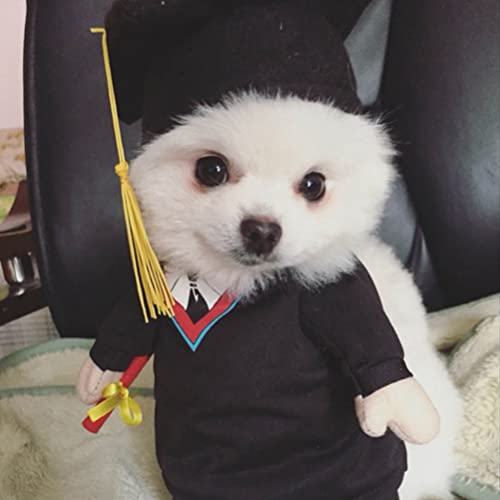 Pet Graduation Caps and Gown, Summer Graduation Costume with