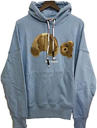 IOKLJD Palm Angels Hoodies Men Women 1:1 Cotton Broken Bear Pullover
