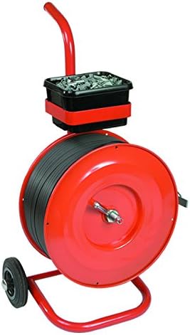 Pacplus Mobile Strapping Dispenser for plastic strapping on a cardboard core