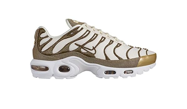 Nike Air Max Plus White And Gold Womens