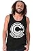 Nerdy Anime Goku Corporation Super Ninja Tank Top Black