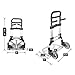 Olympia Tools 500 LB Aluminum Folding Hand Truck, Heavy Duty Luggage Cart with Telescoping Handle for Home and Office Use