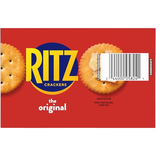 RITZ ORIGINAL CRACKERS, SNACKS FOR KIDS AND ADULTS, LUNCH SNACKS, FAMILY SIZE, 20.5 OZ