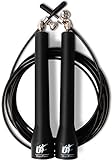 Light Weight Fitness Cable Jump Rope for Cardio Fitness Training - Best for Fitness Workouts, Jumping Exercise, Skipping, MMA and Boxing - by Utopia Fitness