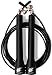 Light Weight Fitness Cable Jump Rope for Cardio Fitness Training - Best for Fitness Workouts, Jumping Exercise, Skipping, MMA and Boxing - by Utopia Fitness