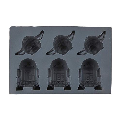 Underground Toys Yoda & R2 Star Wars Home Kitchen Ice Cube Tray