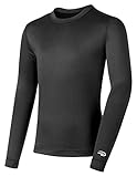 Duofold by Champion Varitherm Mid-Weight 2-Layer Kids' Thermal Shirt, Black, L