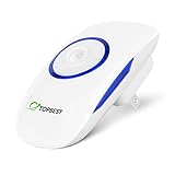 Plug in Motion Sensor Light -TopBest 18 LED Security Night Light 3.6W Wireless Sensor Light for Bedroom, Stairwells, Hallway with Motion Activated Auto On/Off