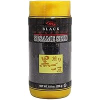 JFC Roasted Black Sesame Seeds Iri Goma, 8 oz..-SET OF 2