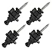 Ursmile Guitar Strap Locks Black Schaller-style Black (Pack of 4)