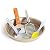 9 Inch Pizza Making Tools Household Oven Pizza Pan Knife Shovels Oil Brush 5pcs Gold Cooking Utensils Baking Sheet Sets