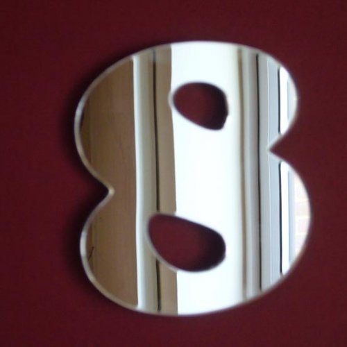 Super Cool Creations Number Eight Mirror 10cm