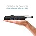 USB C HUB, ICZI 5 in one USB 3.0 Hub withTF/SD Slot, 3 USB 3.0 Port, Data Hub for MacBook, Chromebook Pixelbook, ASUS, Surface, New Surface Pro 2017 and More