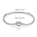 Cute Bow Unicorn Bracelet for Girls, Pink Crystal Bracelet with Star, Rainbow and Unicorn Charm (6.3)