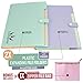 Accordion Folder Expanding File Organizer | File Folders Organizer for Paper with 5 Pockets Plastic File Folders Filing Organizer by Lizz Express