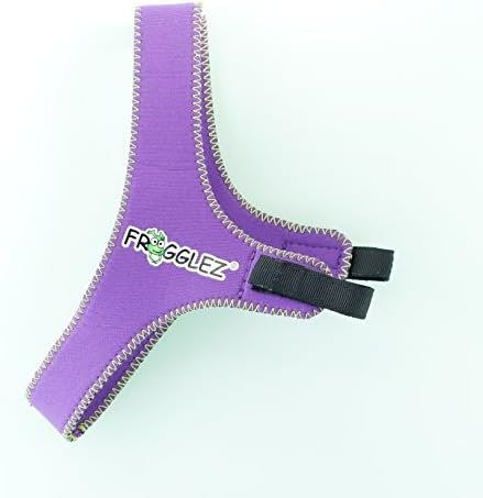 Frogglez Universal Adjustable Swim Goggles Strap for Kids- Comfortable Neoprene Strap Designed Not to Pull Hair and Reduce Water Leaks, Designed to Attach to most Swim Goggles on the Market