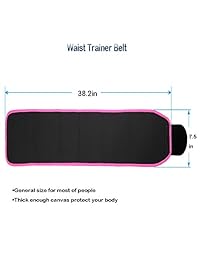 Veperain Cinturón para cortar la cintura, Cinturón para entrenar adelgazamiento del cuerpo, ajustable, para yoga, deporte y niña