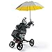 SunTek 68” Golf Umbrella, Windproof & Waterproof Umbrellas with Vented Double Canopy, Reflective UV Protection, Large Umbrella for Golf, Sport & Travel (Silver/Yellow)