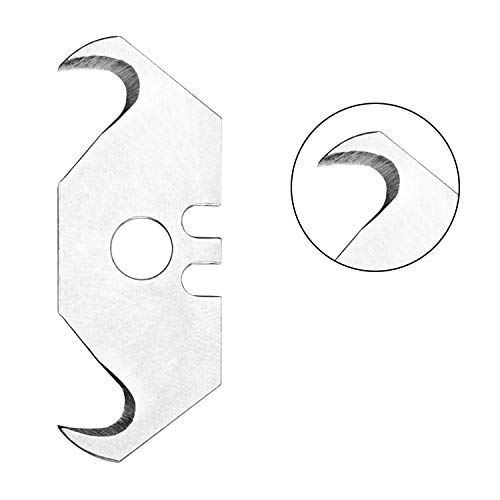 image for REKOBON Heavy Duty SK5 Steel Hook Blade for Box Cutter Carpet Cutter U