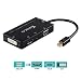 DisplayPort to HDMI Adapter (Cable), Gold-Plated DP to HDMI Converter (Connector) Male to Female with Audio for Computer Desktop, Laptop, PC, Monitor, Projector, HDTV (Mini DP to HDMI) primary