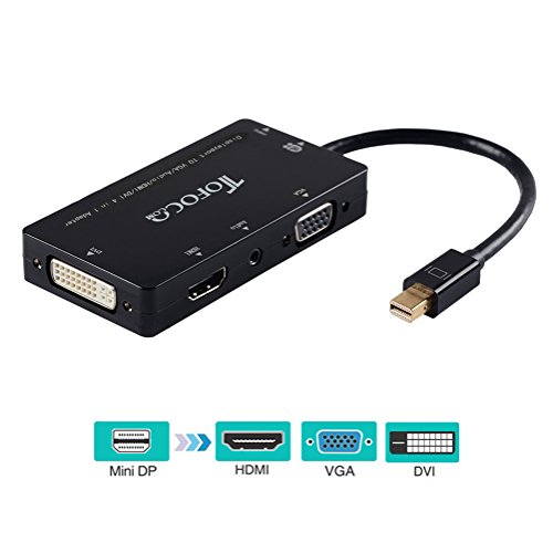 30 Off Mini Displayport To Hdmi Vga Dvi Audio Adapter 4 In 1 Gold Plated Thunderbolt