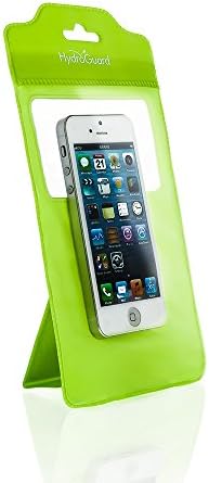 HydroGuard Kitchen Recipe Holder Water-resistant iPhone/Smartphone Pouch with Hook/Stand for Smartphones up to 6in, 2-Pack