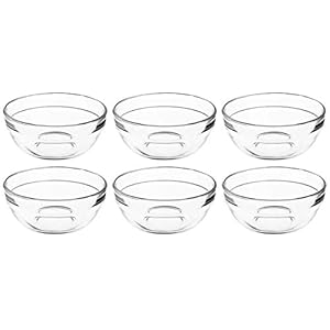 Solimo Glass Bowls set (6 pieces, 145ml)