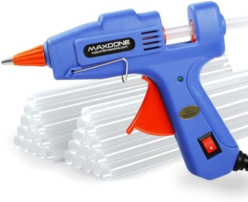 Pistolet à Colle Chaude - 20W 30pcs 7mm*130mm Bâtons de Colle