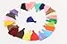 120PCS 30 Colors 4CM Leather Tassels Keychain Charms Handmade DIY Multicolored Mini Tassels for Earring Jewelry Making Key Chain Blanks and DIY Craft Accessory (1.6 Inches)