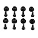 ZRM&E 8pcs 10mm Hard Disk Drive Screws and Shock Absorption Rubber Washer Kit PC Hard Disk Drive Mounting Accessories for 3.5 inches HDD SSD