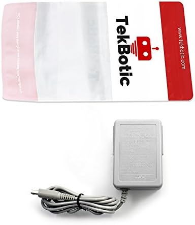 tekbotic AltCharge 3DS charger AC Adapter for Nintendo 3DS (4ft, Grey)