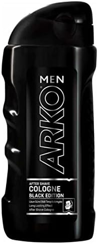 Arko Men Aftershave Cologne - Black Edition, 250 ml (Pack of 1)