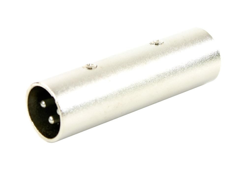 Plugger XLR Adapter Male/Male Black
