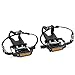 Bike Pedals with Toe Cages and Straps Universal Fit Bicycle Pedals 9/16