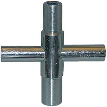 Lasco 01 5223 Metal Outside Faucet Hose Bibb Key Cross Shaped