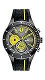 Ferrari Red Rev Chronograph Black and Yellow Dial Men's Watch 830342