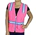 Safety Depot Safety Vest High Visibility Reflective Tape 8038-PK (Pink, XL)