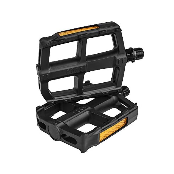 BV Bike Pedal 2Set, Universal Fit Bicycle Pedals 9/16" Compatible