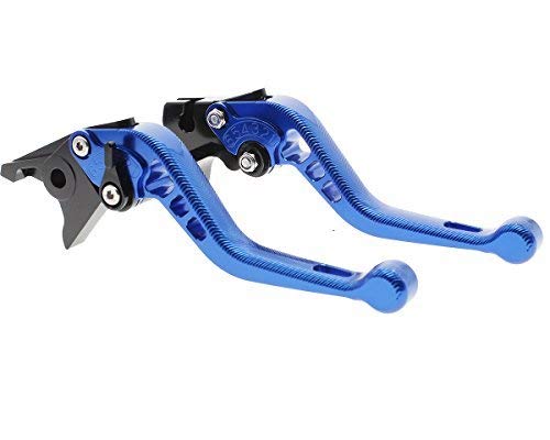 Rzmmotor Motorcycle 3D Texture Aluminum Short Brake Clutch Levers Fit for YAMAHA YFM700 Raptor 700R 2007 2008 2009 2010 2011 2012 2013 2014 2015 2016 2017 2018 - Thumbnail 2