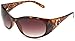 GUESS Women's Acetate Oval Wrap Rectangular Sunglasses, TO-34, 59 mm