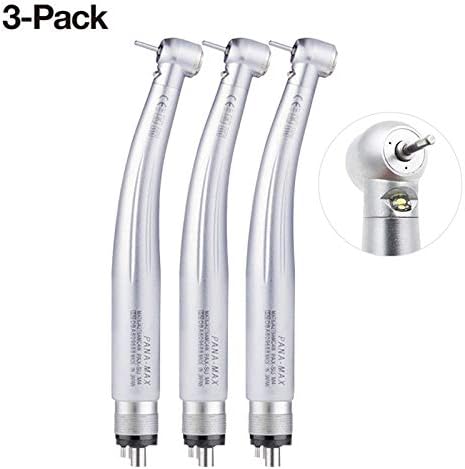 High Speed LED 4 Holes Hand Kit Push Button Type (3 Pack)