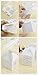 CTY Party 50pcs Cross Favor Boxes for Christening Baby Shower Bomboniere with Ribbons