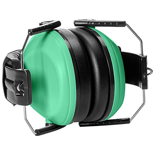 Amazon Basics Kids Ear Protection Safety Noise Earmuffs, Green Pricepulse