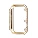 Fashion Metal Case with Bling Crystal Diamonds Plate Protective Cover Ultra Thin Bumper Compatible Watch 38mm/42mm Series 1/2/3（Best 3D Bling Gift for Your iWatch (Gold, 38 mm)