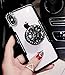 Lozeguyc iPhone XR Bling Ring Stand Case,iPhone XR Soft Slim Crystal TPU Sleek Full Body Shockproof Rhinestone Diamond Kickstand Cover for iPhone XR 6.1 Inch-Black